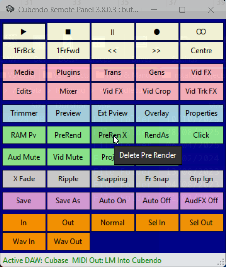 Vegas Button Panel